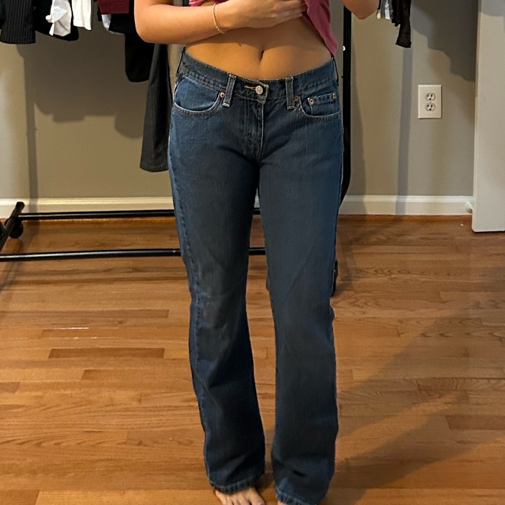 Levi's Women's Dark Blue Boot Cut Jeans